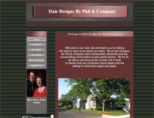 Tablet Screenshot of hairdesignsbyphil.com